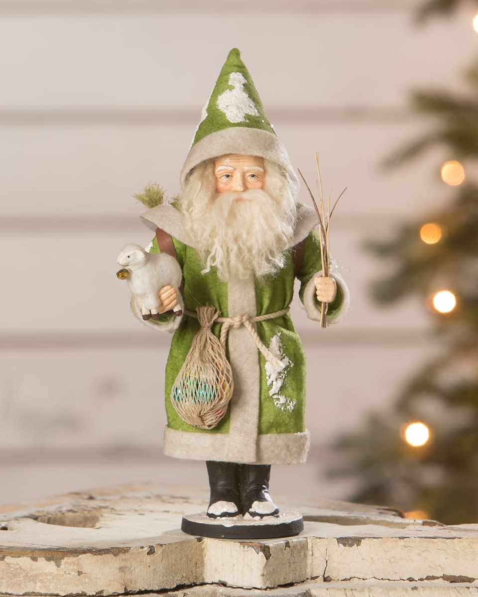 Santa in Green, Small